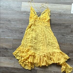 Free People Sunny Lace Midi Dress